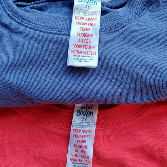 2011 Mini Boden twin pack UK scooter pajamas size 7 - Picture 10 of 16